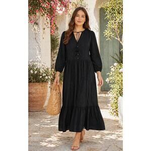 old navy black lace dress New Old Navy Lace Hem Shirt Dress Black Women's Size Small